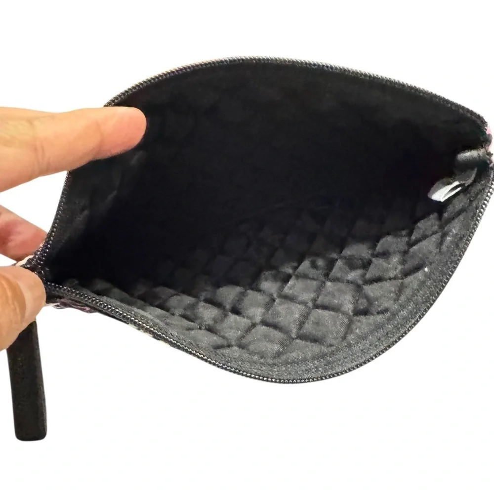 Vera Bradley Quilted Paisley Zipper Pouch Clutch Cosmetic Bag